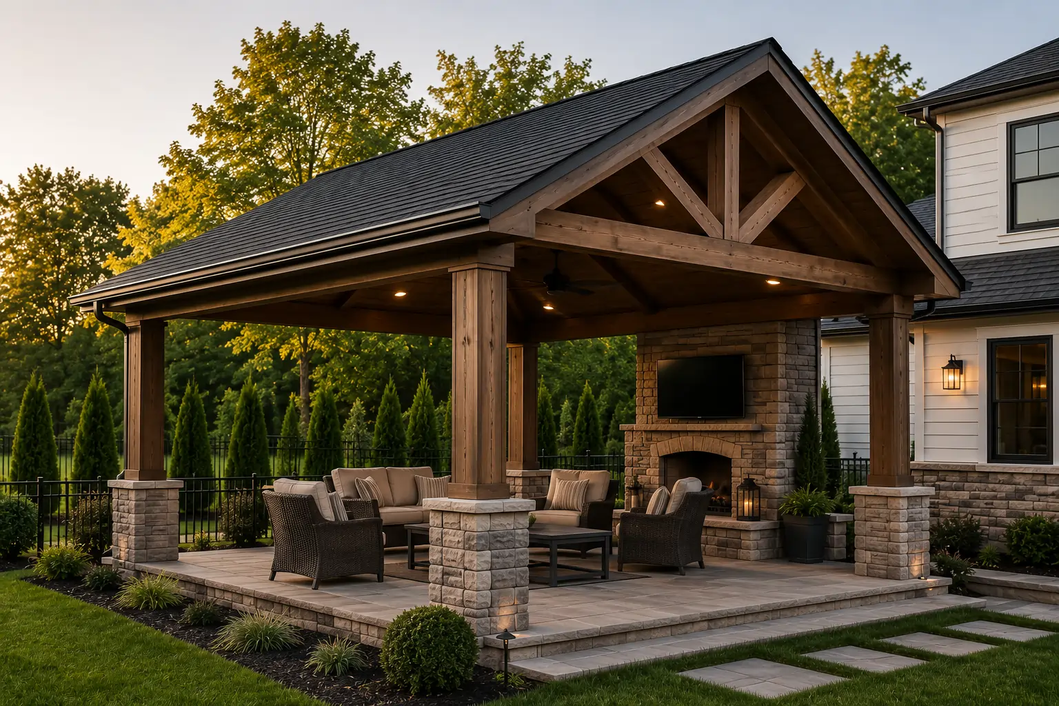Custom Pavilions services by Danils B Inc